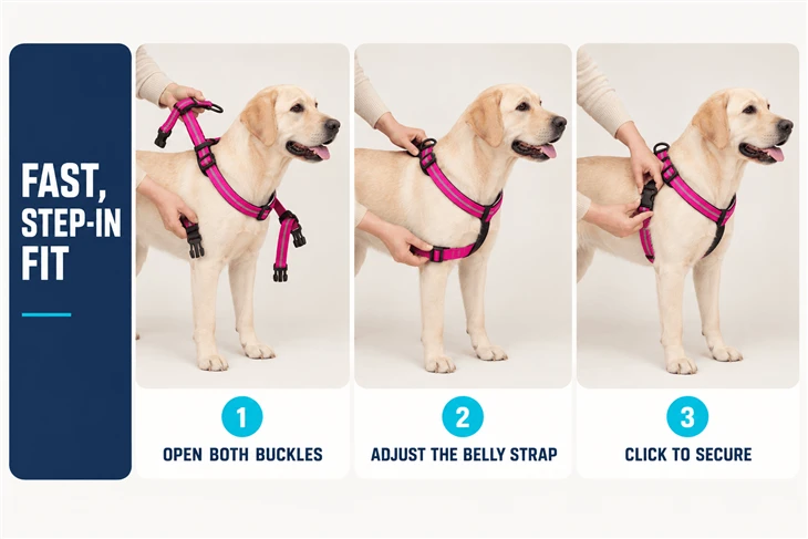 Five-point Dog Harness best